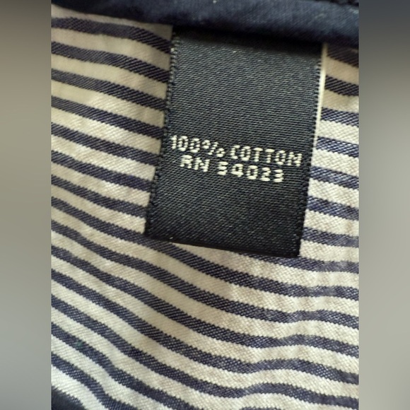 Banana Republic Seersucker Blazer Sz 6 Blue White Stripe Preppy  Jacket NWT - Picture 5 of 11